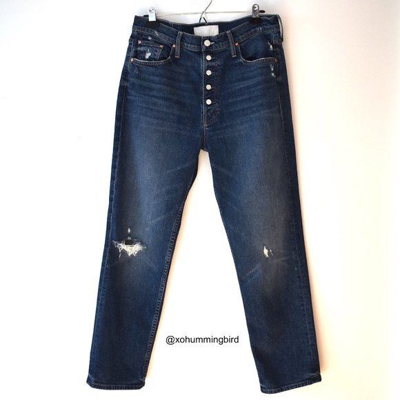 MOTHER | The Pixie Tomcat Ankle Jeans (Born to Bite) Size 32 NWT - Picture 5 of 15